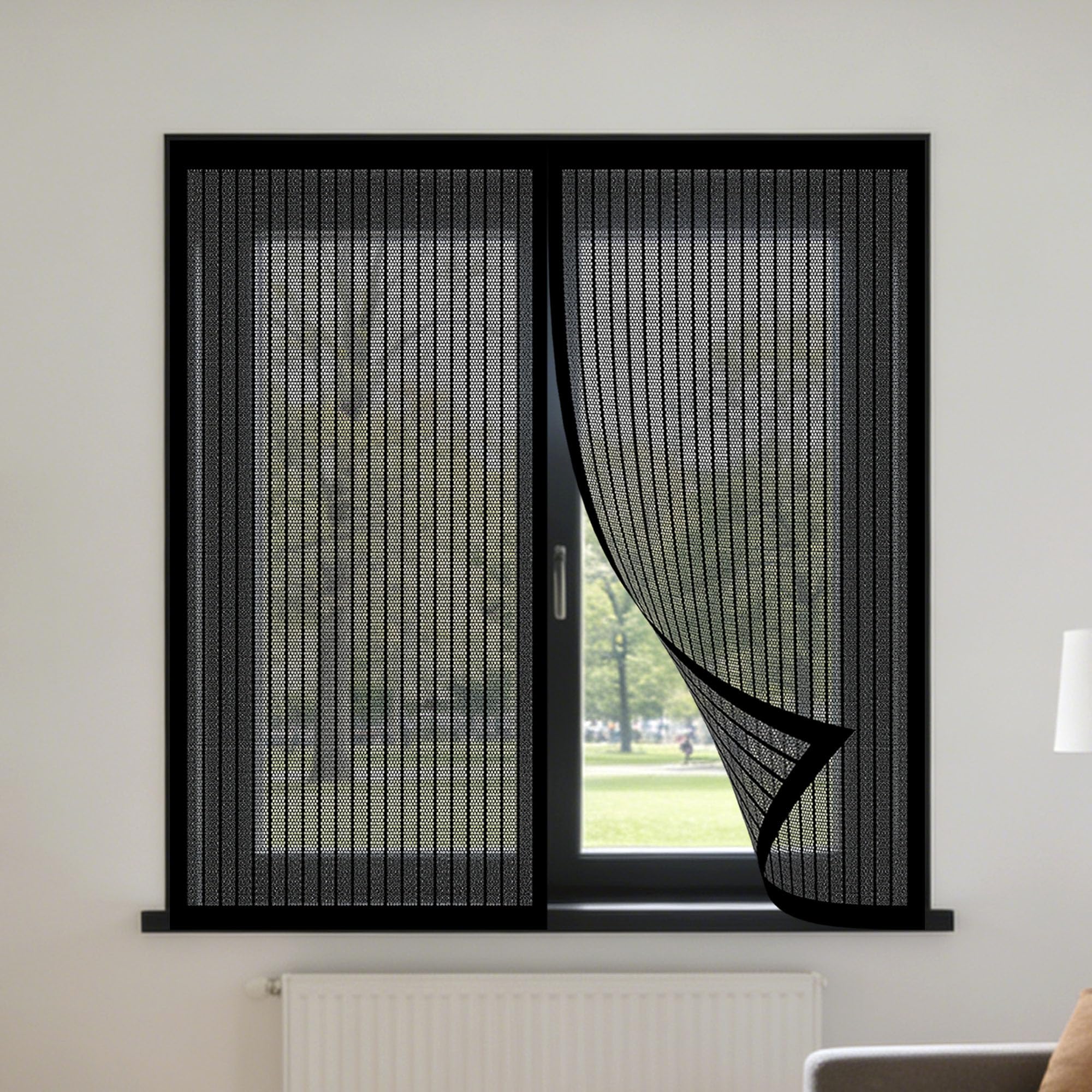 Moustiquaire fenêtre magnétique contre les insectes installation facile