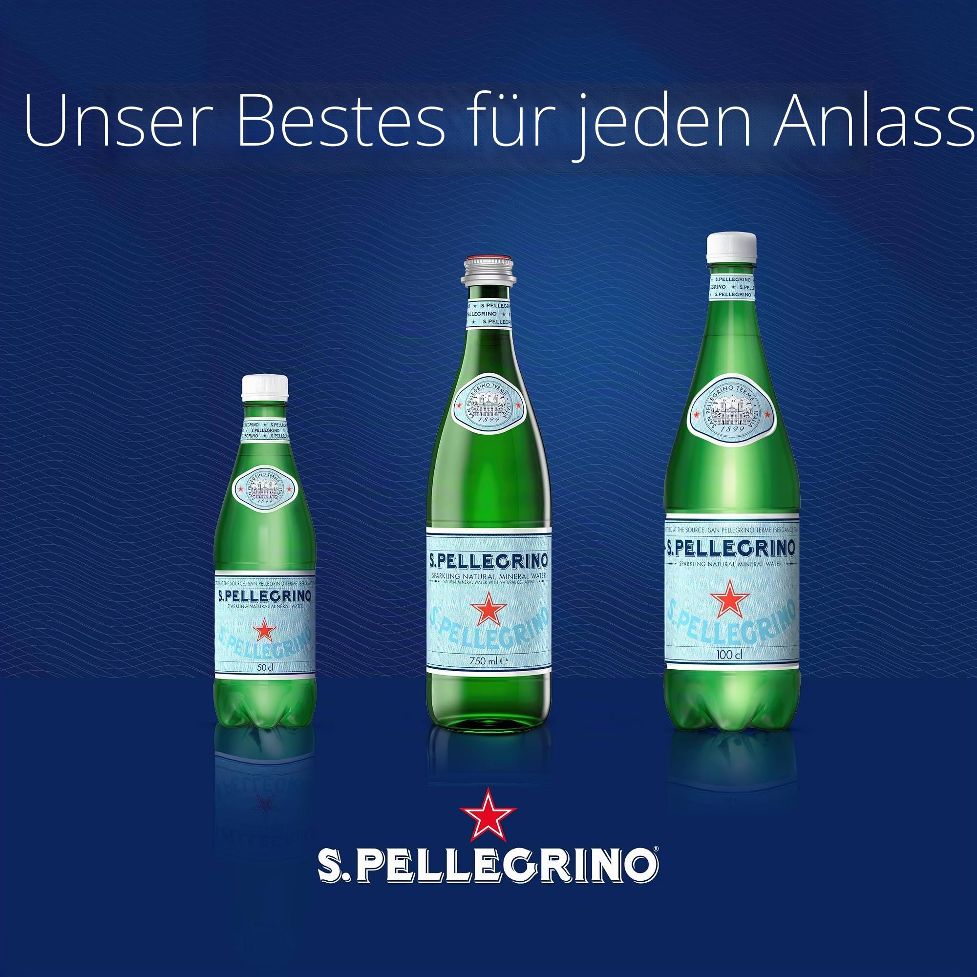 San Pellegrino Sparkling Natural Mineralglas 12 x 750 ml