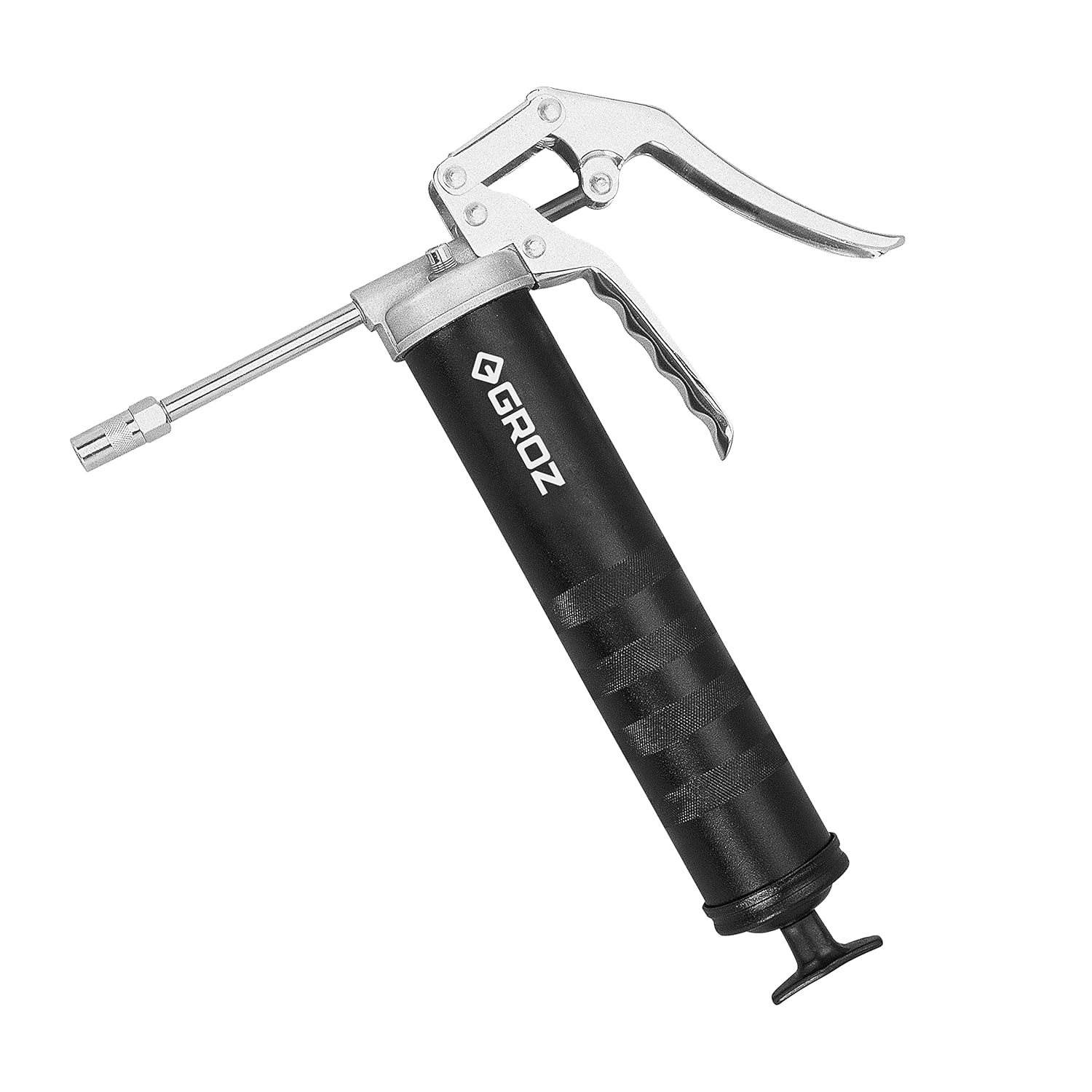 GROZ Pistol Grip Grease Gun with aluminum die cast head & tough barrel