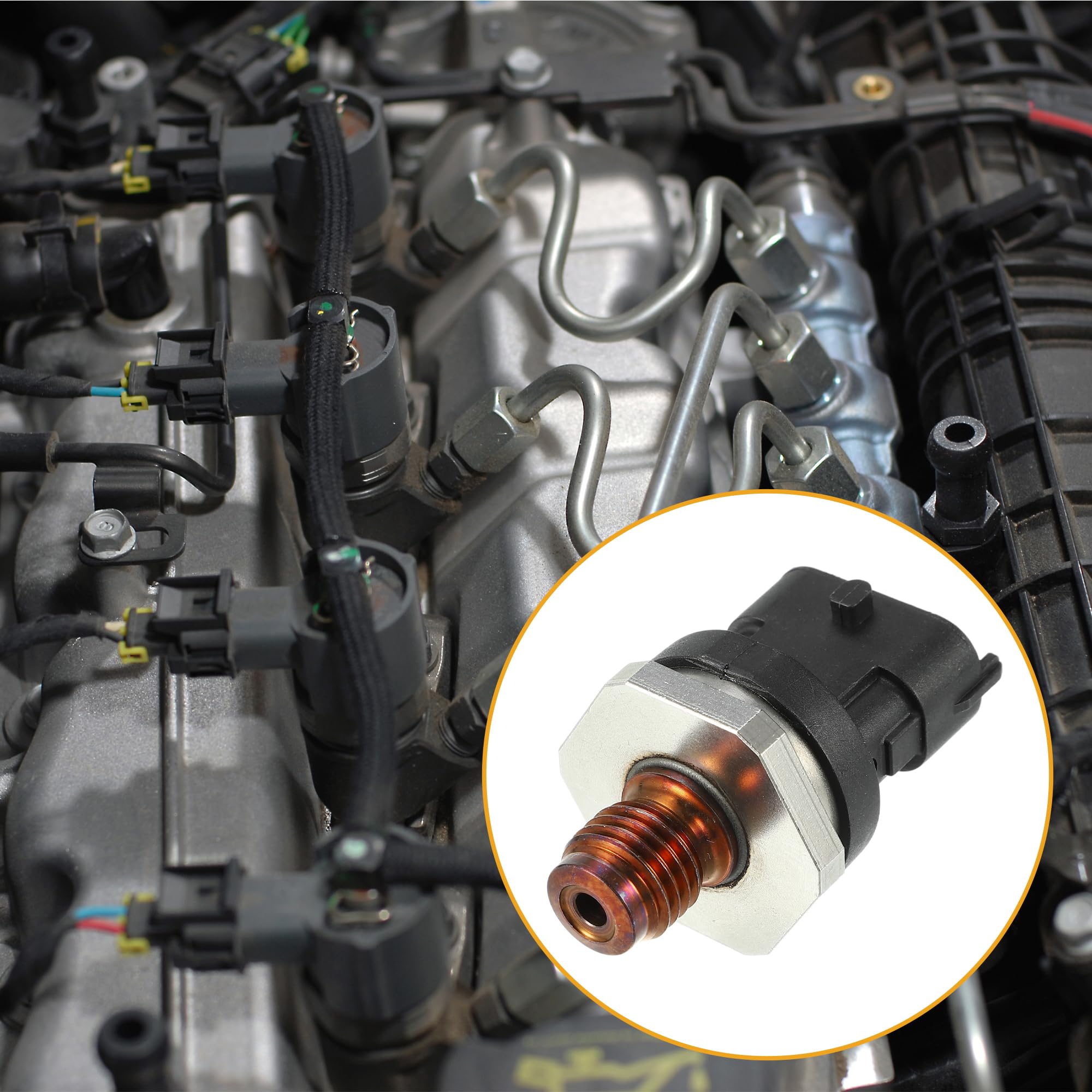 A ABSOPRO Sensor De Presión Del Riel De Combustible No.3140127000 - Para Land Rover Abs - 1 Unidad