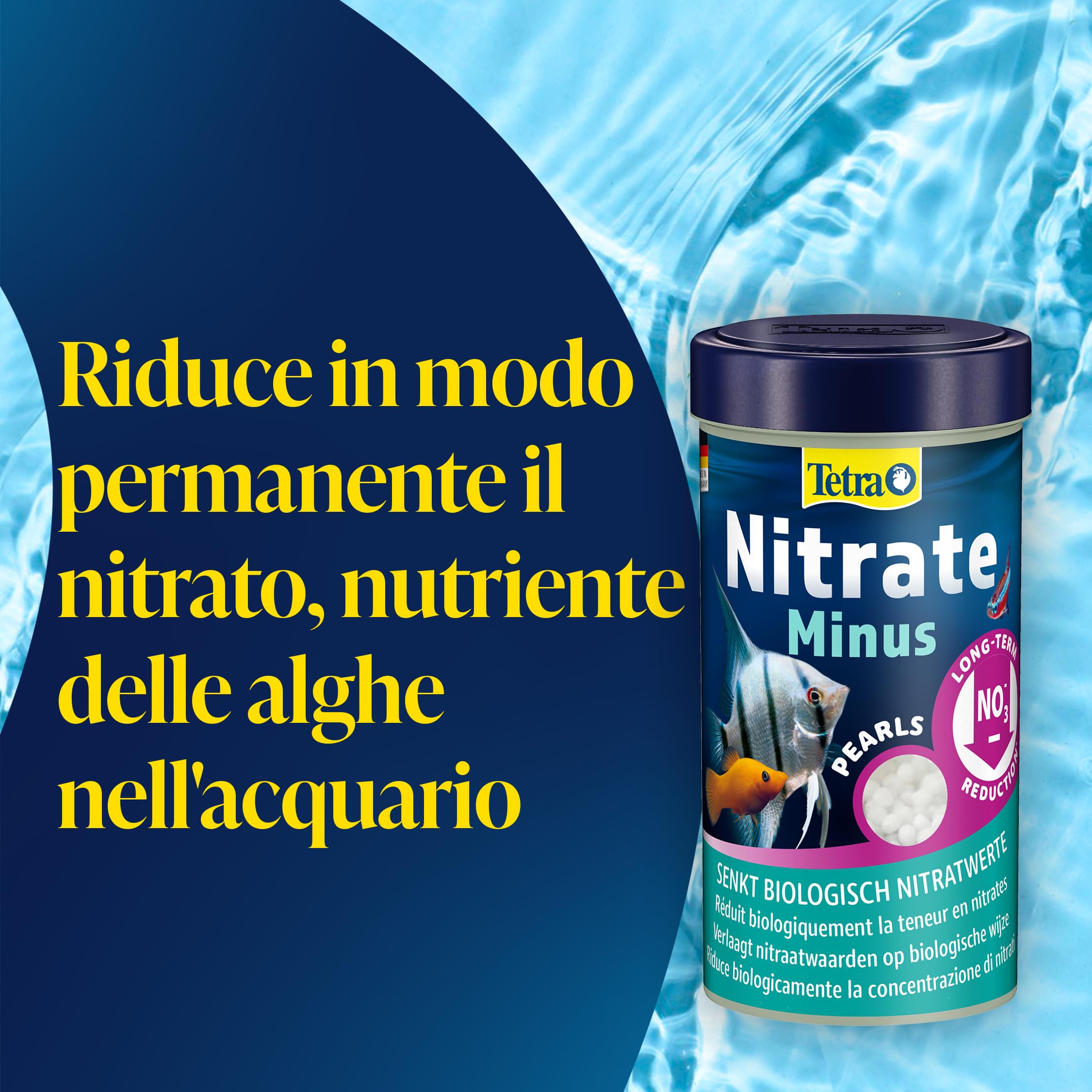 Tetra NitrateMinus 250 ml, Riduce il Nitrato Nutritivo delle Alghe