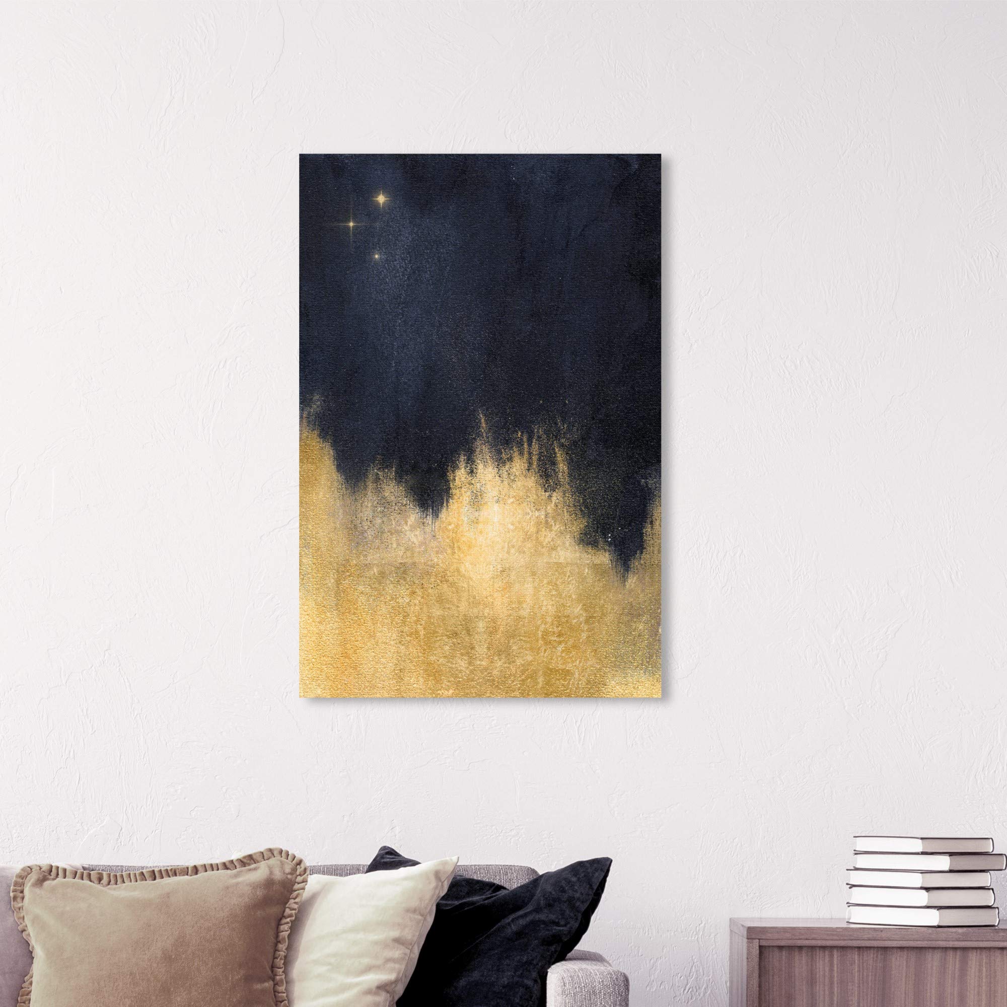 Amazon.com: Abstract Wall Art Canvas Prints 'Stars in the Night
