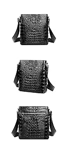 ワニ革 本革 ショルダーバッグ メンズ ポシェットポ メッセンジャーバッグ 縦型 Amazon | [Whatna] ワニ革 本革 ショルダーバッグ メンズ