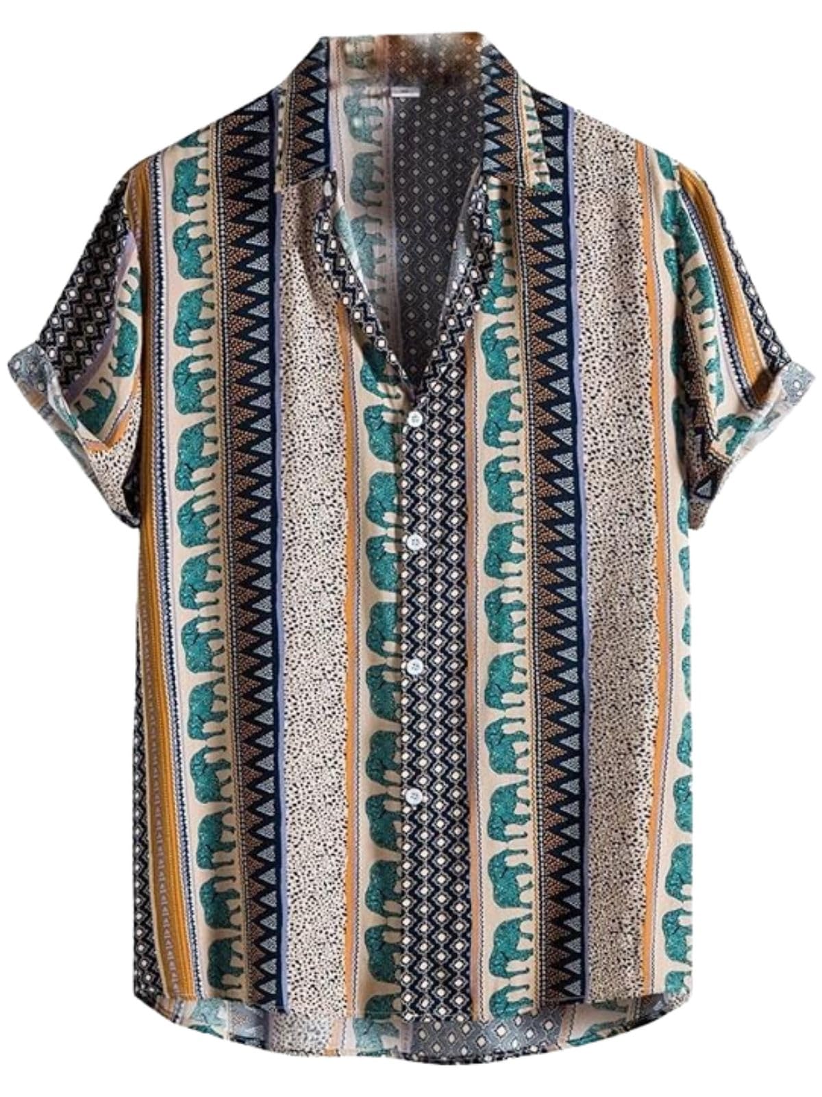 Sponsored Ad - Men's Rayon Regular Fit Casual Shirt | Stylish | Printed| Formal|Solid Short Sleeve | Trendy | Summer-Button Down (Available in Plus Size and Combo Pack of 2)