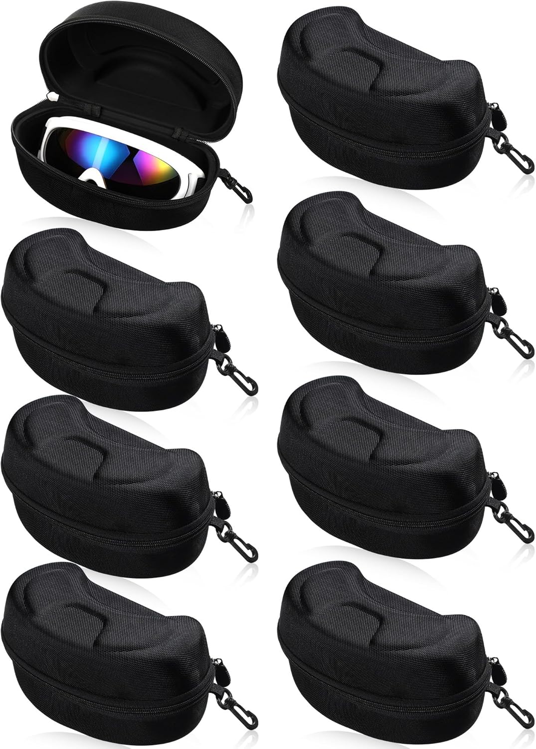 Hoteam Snow Goggles Case, Ski Goggles Case Sports Glasses Storage Holder Box Hard EVA for Snow Sport