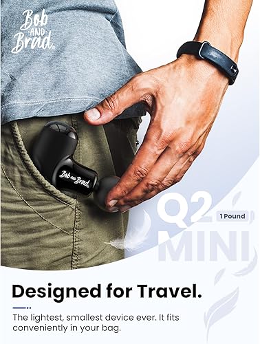 Miniatura 3 de BOB AND BRAD Q2 Mini pistola de masaje (negro) y masajeador EZBack y Cuello