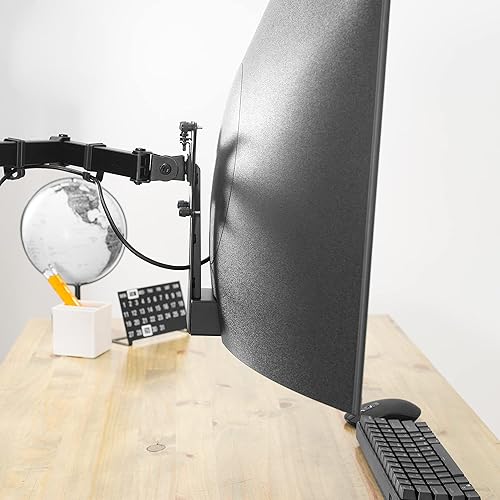 Miniatura 5 de VIVO Quick Attach VESA Adapter Plate Bracket Designed for Samsung T55 Series Monitors, VESA up to 100x100, Black, MOUNT-SGT55