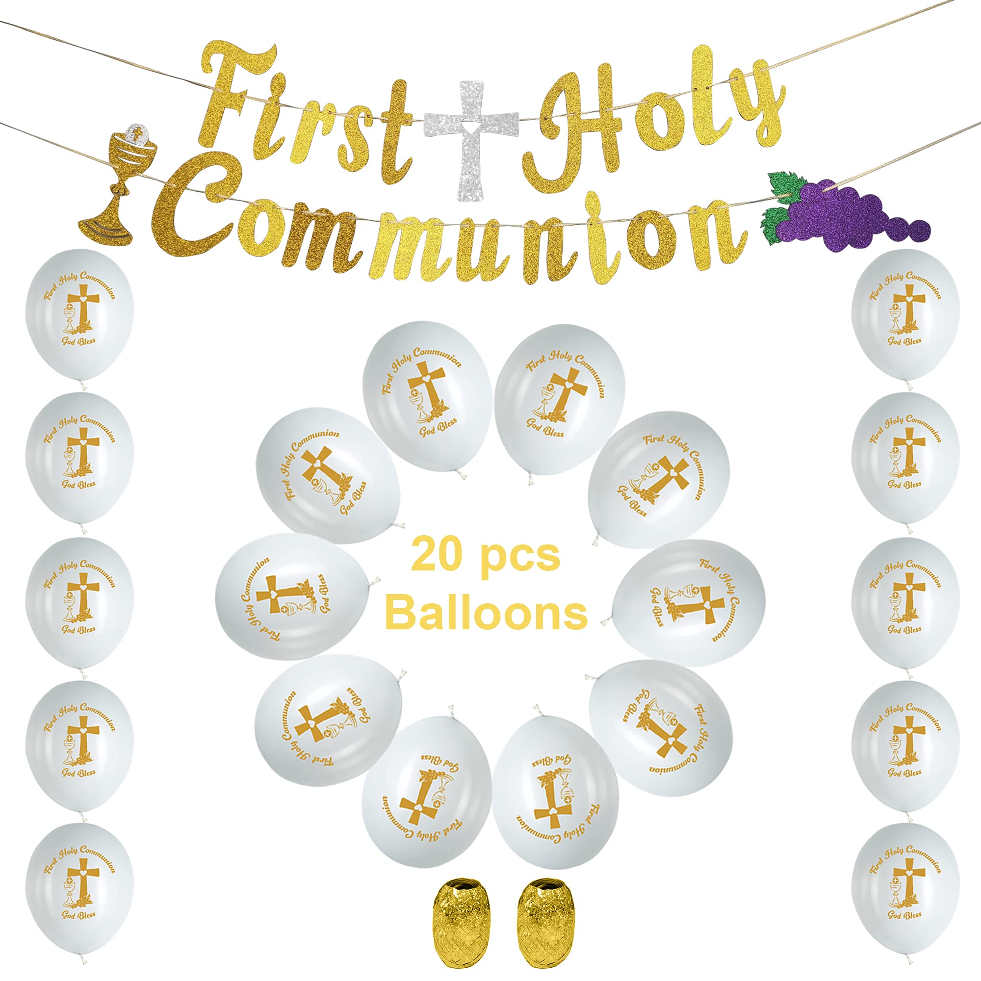 Buy First Communion Decorations, First Communion Balloons, First