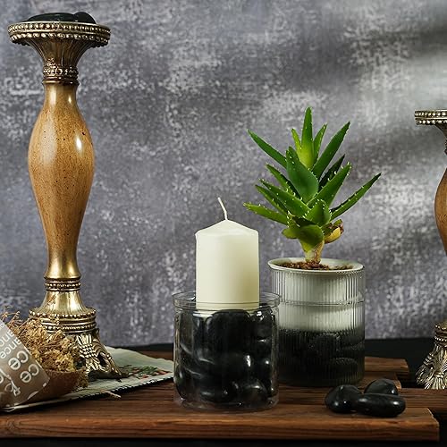 Miniatura 3 de StoneCreek River Rocks, piedras decorativas de jardín para paisajismo de plantas, guijarros de relleno de grava pulida para decoración del hogar,