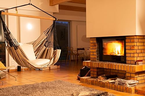 Vista 155 de LA SIESTA - Hamaca de algodón orgánico, modelo Habana Turrón