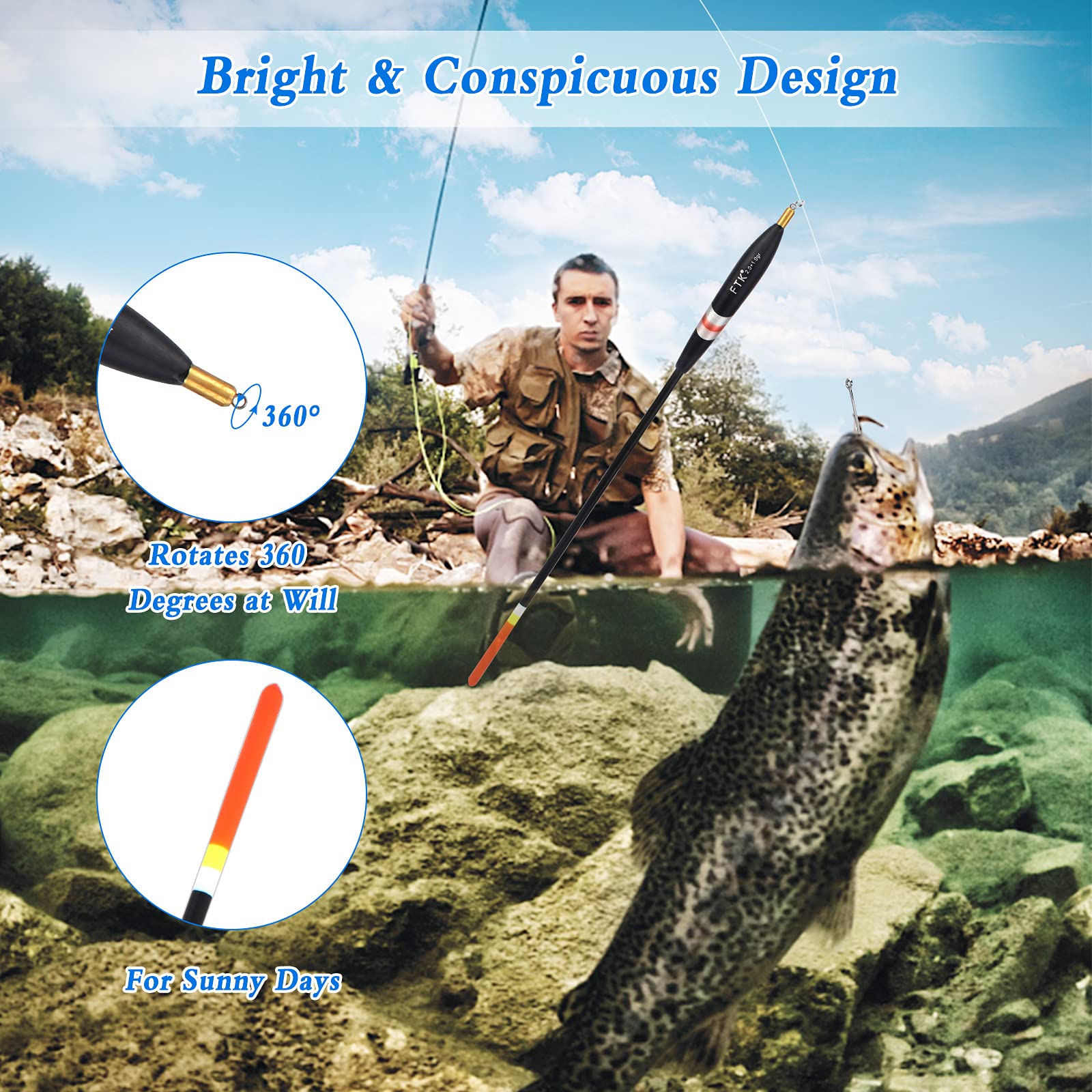 Galleggianti Da Pesca Galleggiante Pesca 1,5 6g 1,5 5g 1,5 - Foto 5