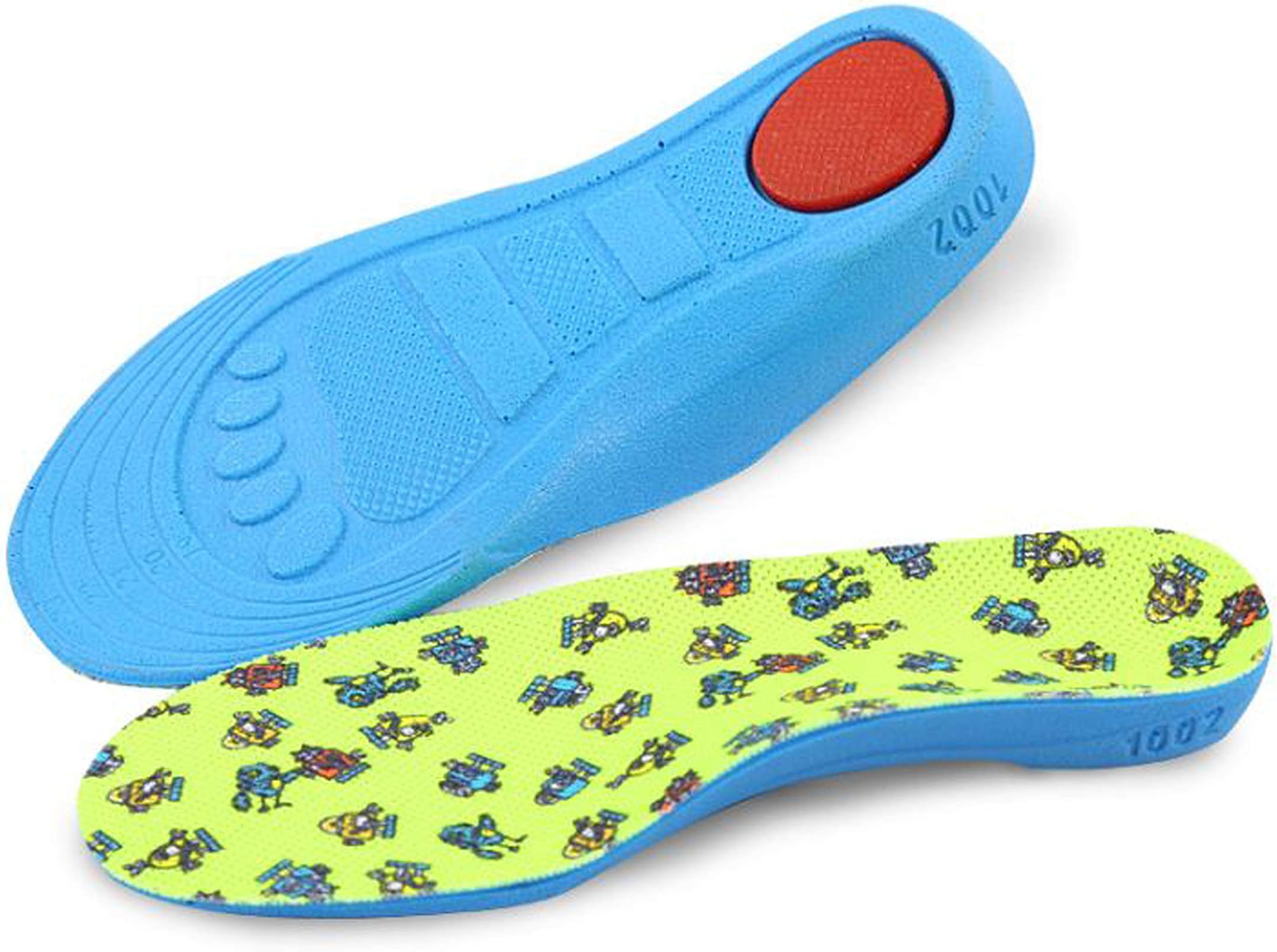 Children’s Orthotic Insoles Kids Flat Feet Inserts for Medium Arch Support, Comfort and Soft Cushion (23.1 cm/Little Kids 1.5-3.5)