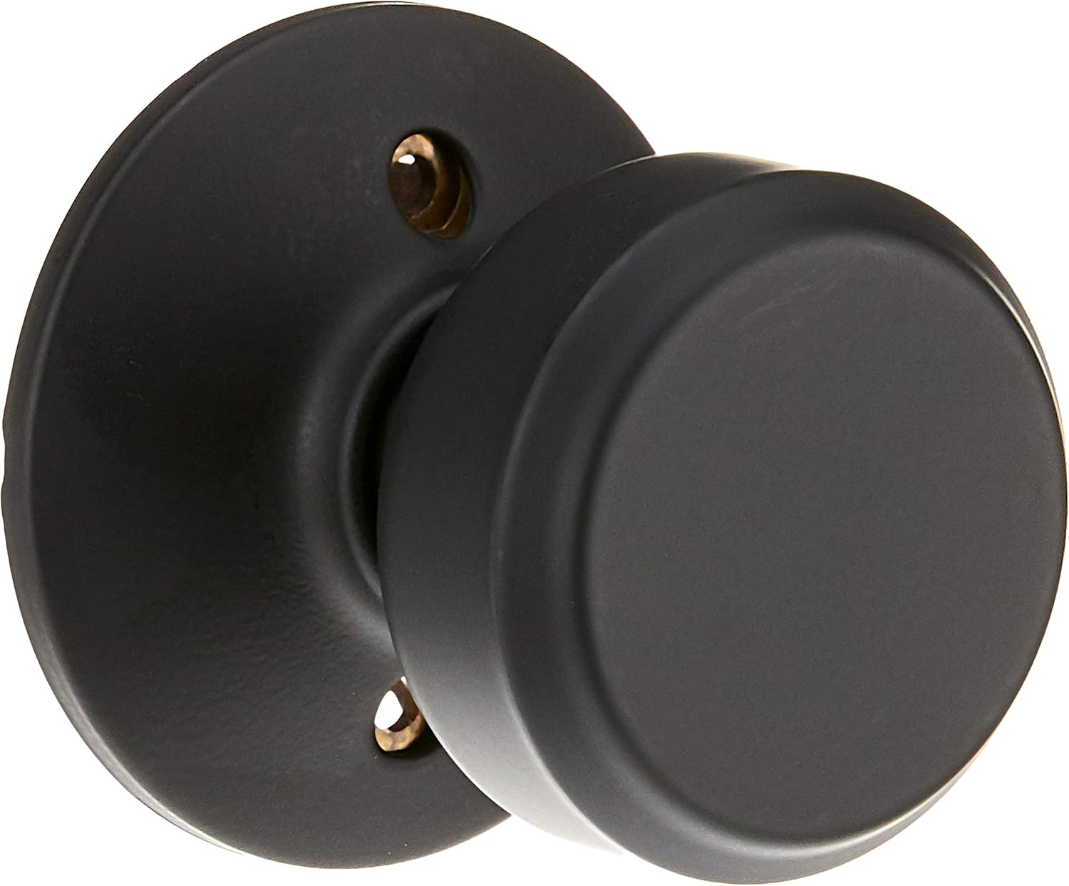 Schlage Lock KNOB Passage Bowery MAT Black F10BOW622