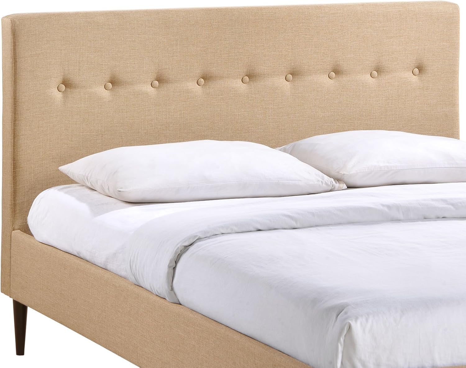 Modway Skye Bed Frame, Queen, Ivory