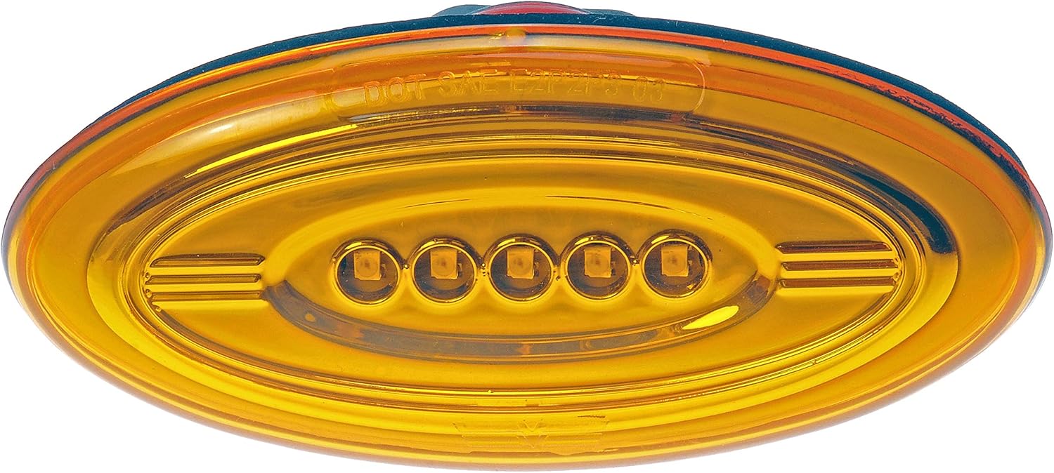 Dorman 888-5411 Front Side Marker Light Assembly Compatible with Select Peterbilt Models