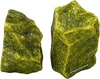 Vista 33 de Amazing Gemstone Cristales crudos de angelita y piedras curativas, rocas naturales para pulir, piedras y cristales crudos de bricolaje, 2 piezas