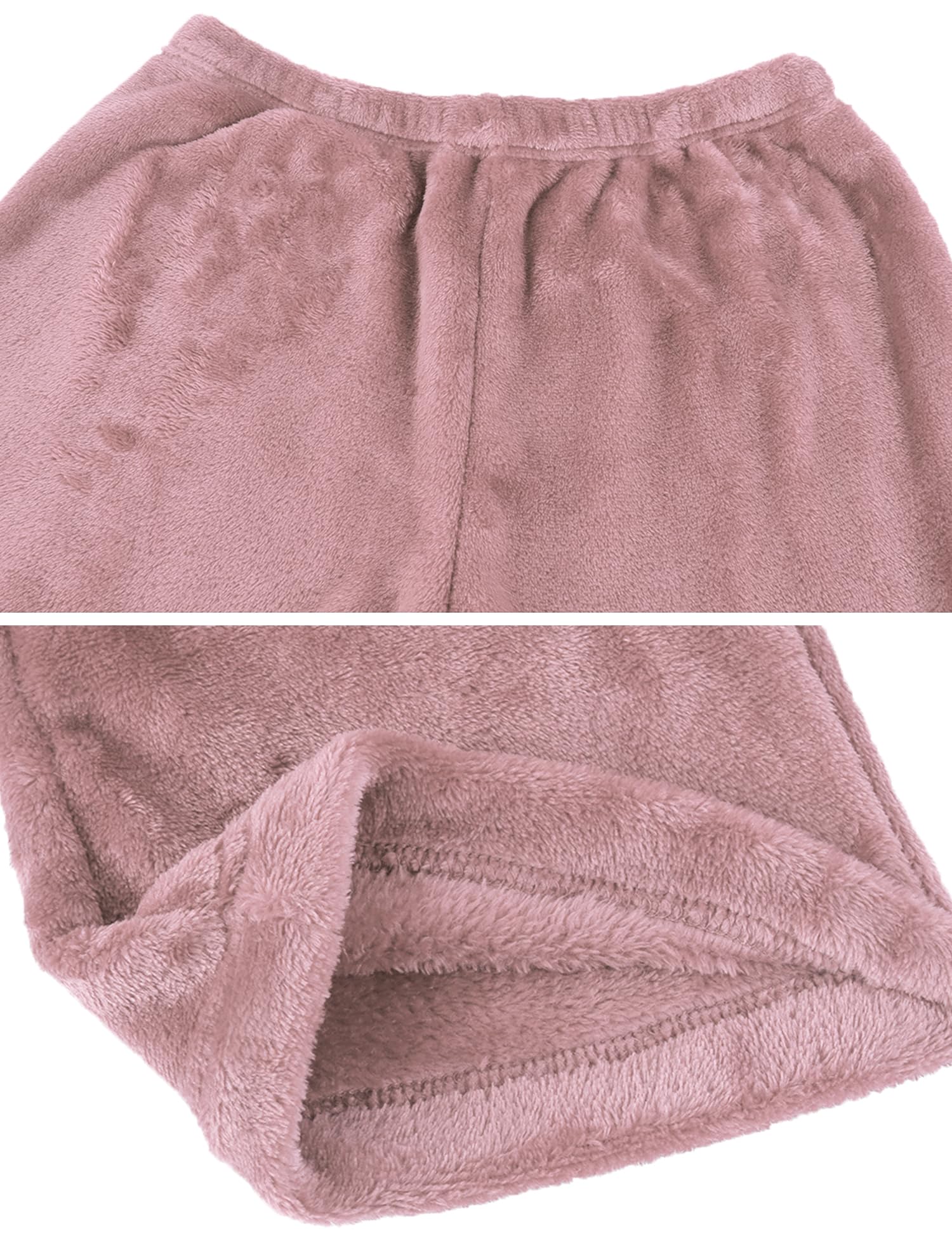 iClosam Pijama Invierno Mujer Franela Suave Conjunto de Pijamas con Botones | Manga Larga, Cuello Solapa, Bolsillos Frontales, 2 Piezas, Tacto Suave, Calor Interior, Ropa de Dormir, Estación Fría