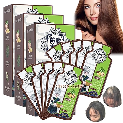 Champú de jengibre para el crecimiento del cabello, tratamiento de pérdida de cabello, champú para la caída del cabello, crecimiento rápido del