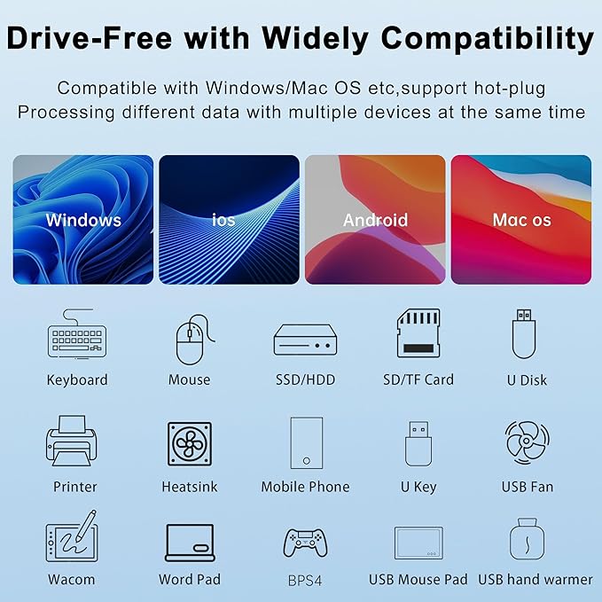 Hub USB C EJAY 4 en 1 con HDMI 4K, USB 3.0, USB 2.0 y Carga PD 100W miniatura 8