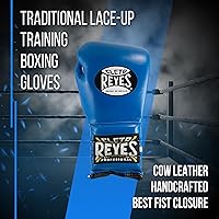 Vista 2 de CLETO REYES Traditional Professional-Grade Boxing Gloves with Laces for Training, Sparring and Heavy Punching Bags for Men and Women, MMA