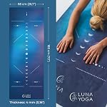 PRO 4mm Premium Non-Slip Yoga Mat with Strap | Perfect for Hot Yoga, Pilates, and Home Workouts | Durable Rubber Mat for Stretching