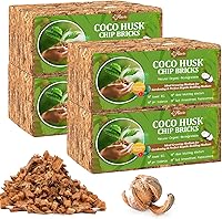 Vista 29 de Riare Paquete de 2 sustratos de chips de coco para plantas, 2.2 libras, ladrillo de cáscara de coco 100% orgánico con baja EC y pH equilibrado