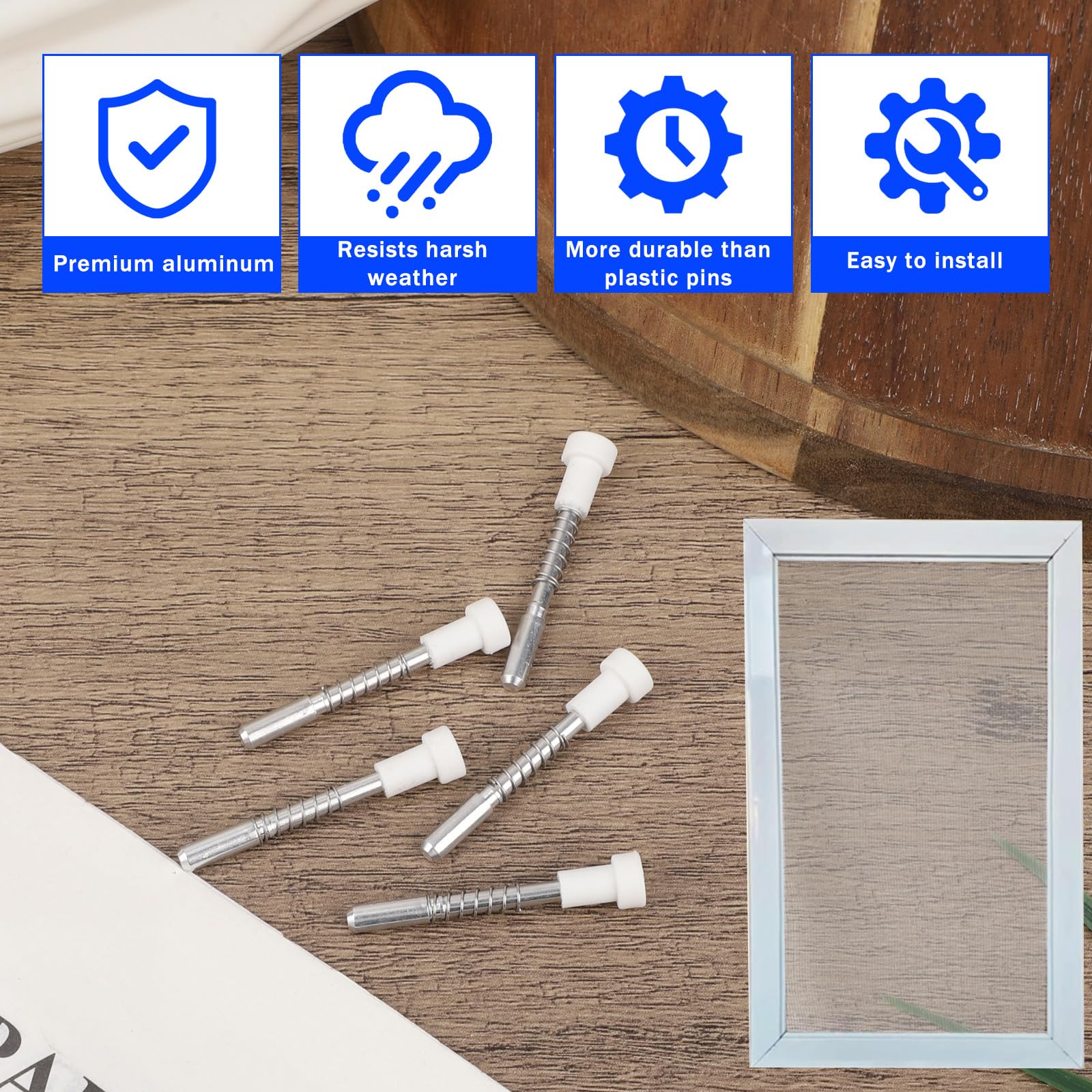 Screen For Windows 30pcs Window Screen Clips - 5/32 X 1-1/2 Inch ...