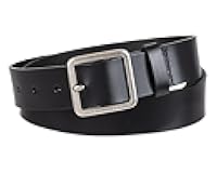 Women's Casual Leather Square Buckle – Stylish Jeans & Dress Belt (Regular & Plus Sizes)