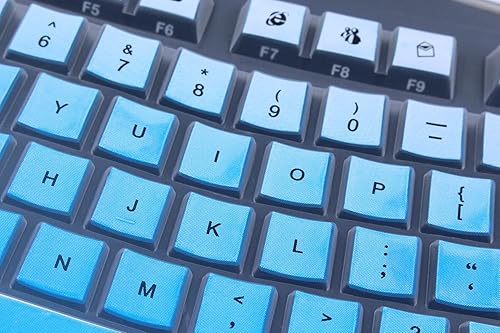 Miniatura 4 de Logitech K350 MK550 MK570 - Funda de silicona para teclado inalámbrico, Logitech K350 MK550 MK570 (color azul degradado)