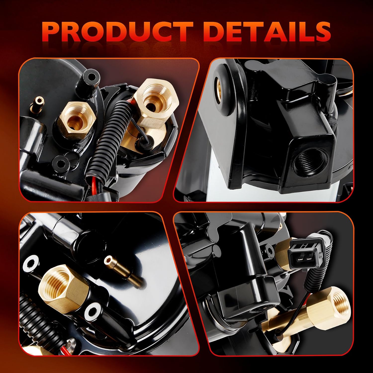 Electric Fuel Pump Assembly Compatible with Volvo Penta 4.3GXI 4.3OSI 5.0GXI 5.0OSI 5.7GI 5.7GXI 5.7OSI 5.7OSXI Marine Engines, Replaces 21608511 21545138 21397771 3594444 3861355 3860210