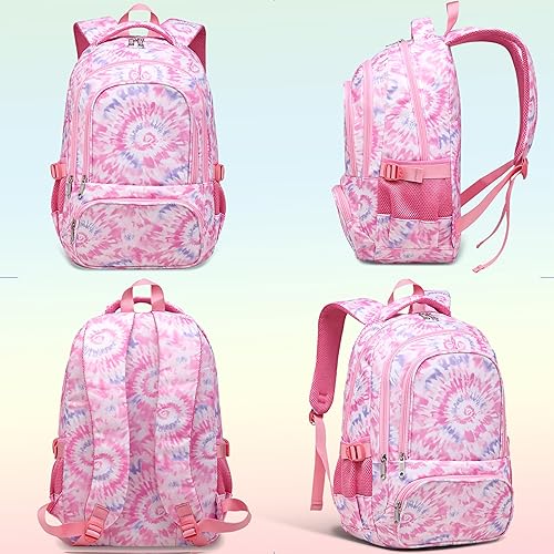 Miniatura 9 de BLUEFAIRY Mochilas infantiles para niñas y niños, regalos de regreso a la escuela para niños, primaria, primaria, escuela secundaria, Rosa (Cherry