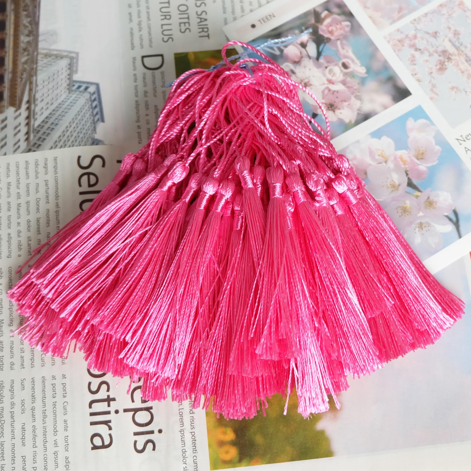 100 Nappe Artigianali Rosa Chiaro - Per Decorazioni Fai Da Te E Accessori - Foto 7