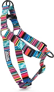 Wolfgang Premium No-Pull Dog Harness for Small Medium Large Dogs, Made in USA, Quetzal Print, Small (5/8 Inch x 12-18 Inch)
