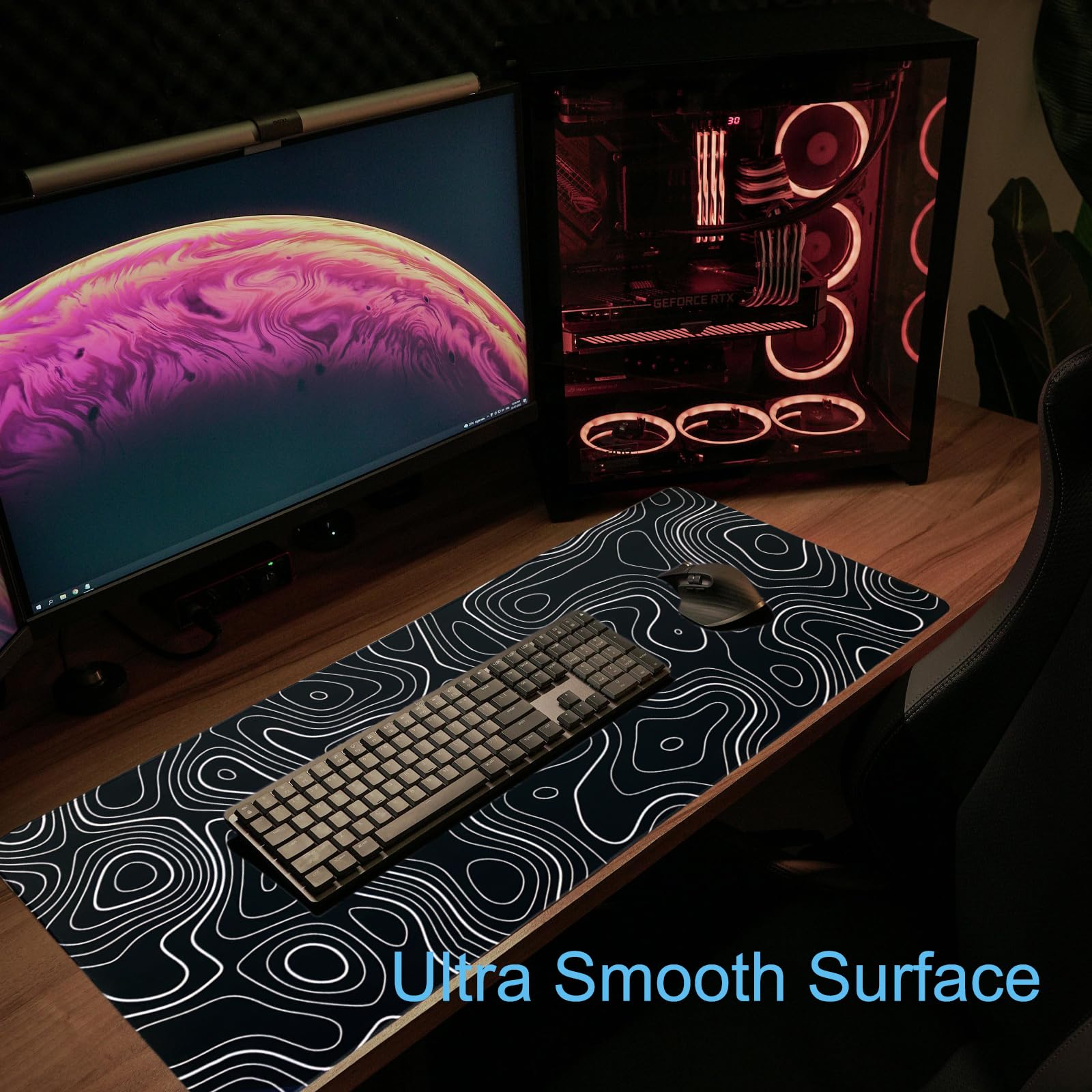 Gamdias NYX P1 Extended Gaming Mouse Pad With Honeycomb Fabrics And Non-slip Rubber Base At Best Price In Indore