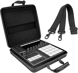 Musiin Hardshell Travel Case for Native Instruments Maschine+plus NI MK3 Drum Controller Analog Device cover with Strap