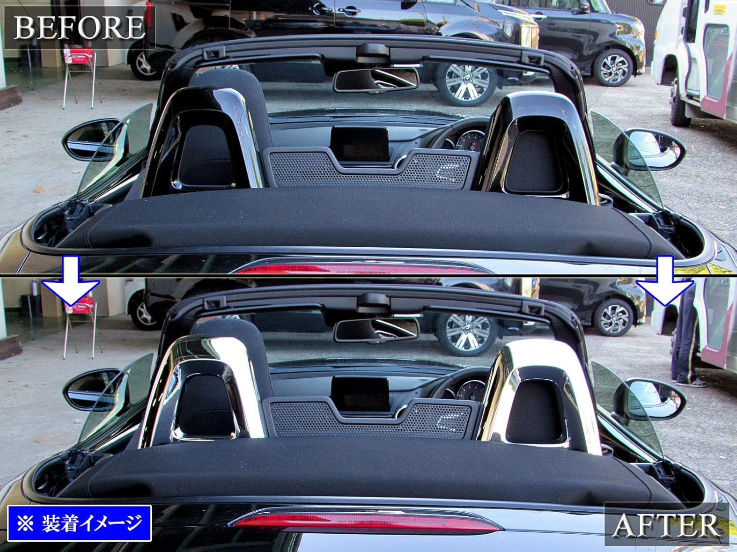 み*ん様 純正オプション　マツダ　NDロードスター シートバックバーベゼル み*ん様 純正オプション マツダ NDロードスター シートバック