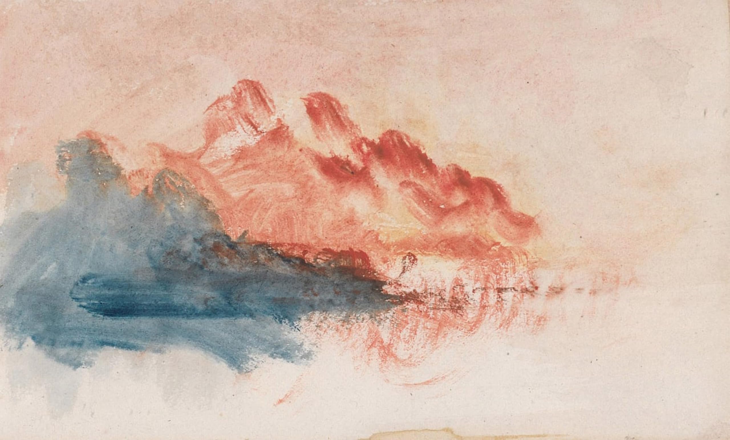 SERENDIPITP Abstract Painting Mural Print Picture Wall Decor Painting the Sketchbook by Mallord William Turner Vintage Wall Artwork for Home Decor 60x90cm