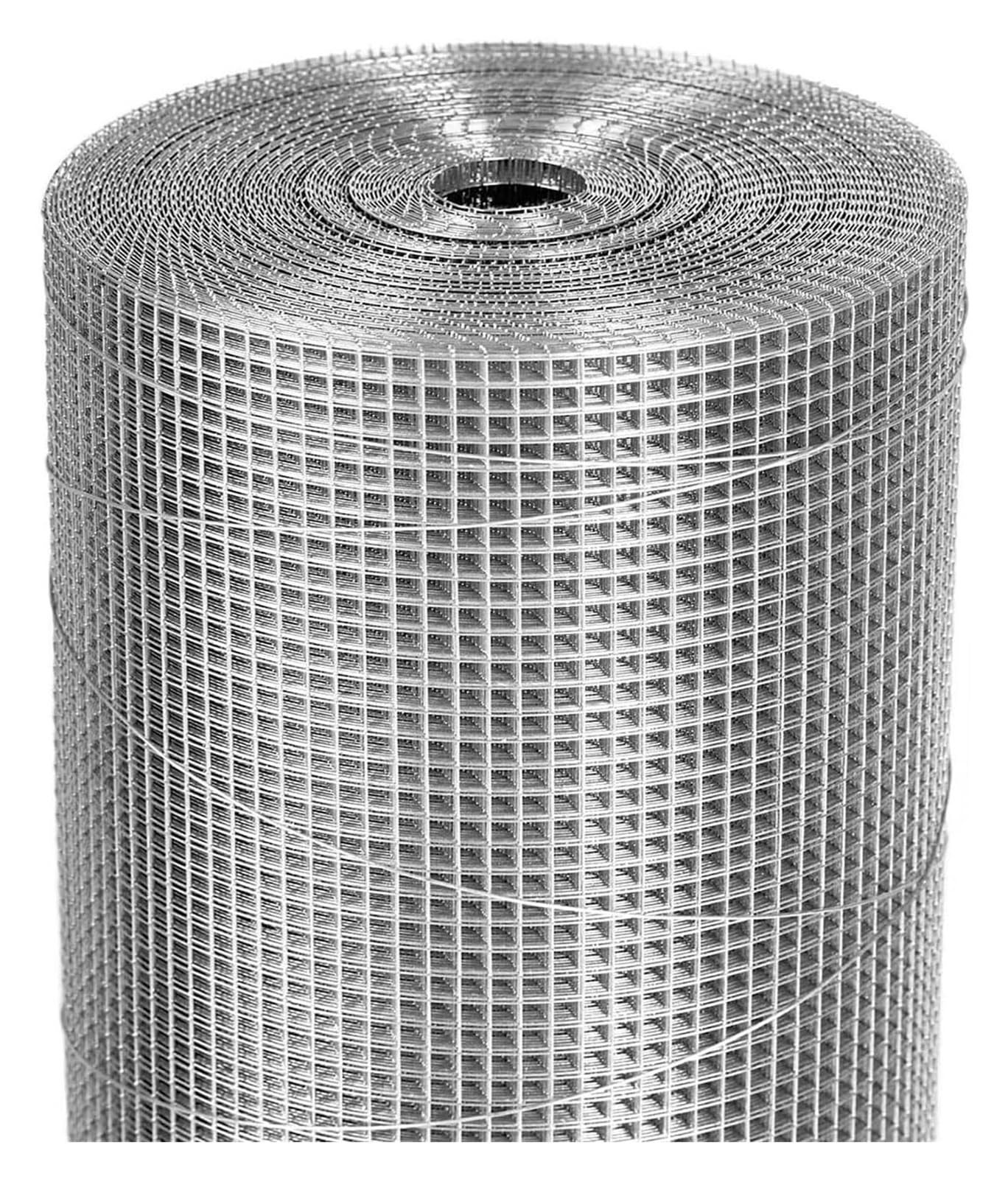 ZCXMNL Stainless Steel 304 Welded Wire Fence Roll, Chicken, 6mm Hole Hardware Cloth, Supports Poultry Netting Cage Fencing, Keep The Animals Out, Protecting New Plants(1.5x5m)