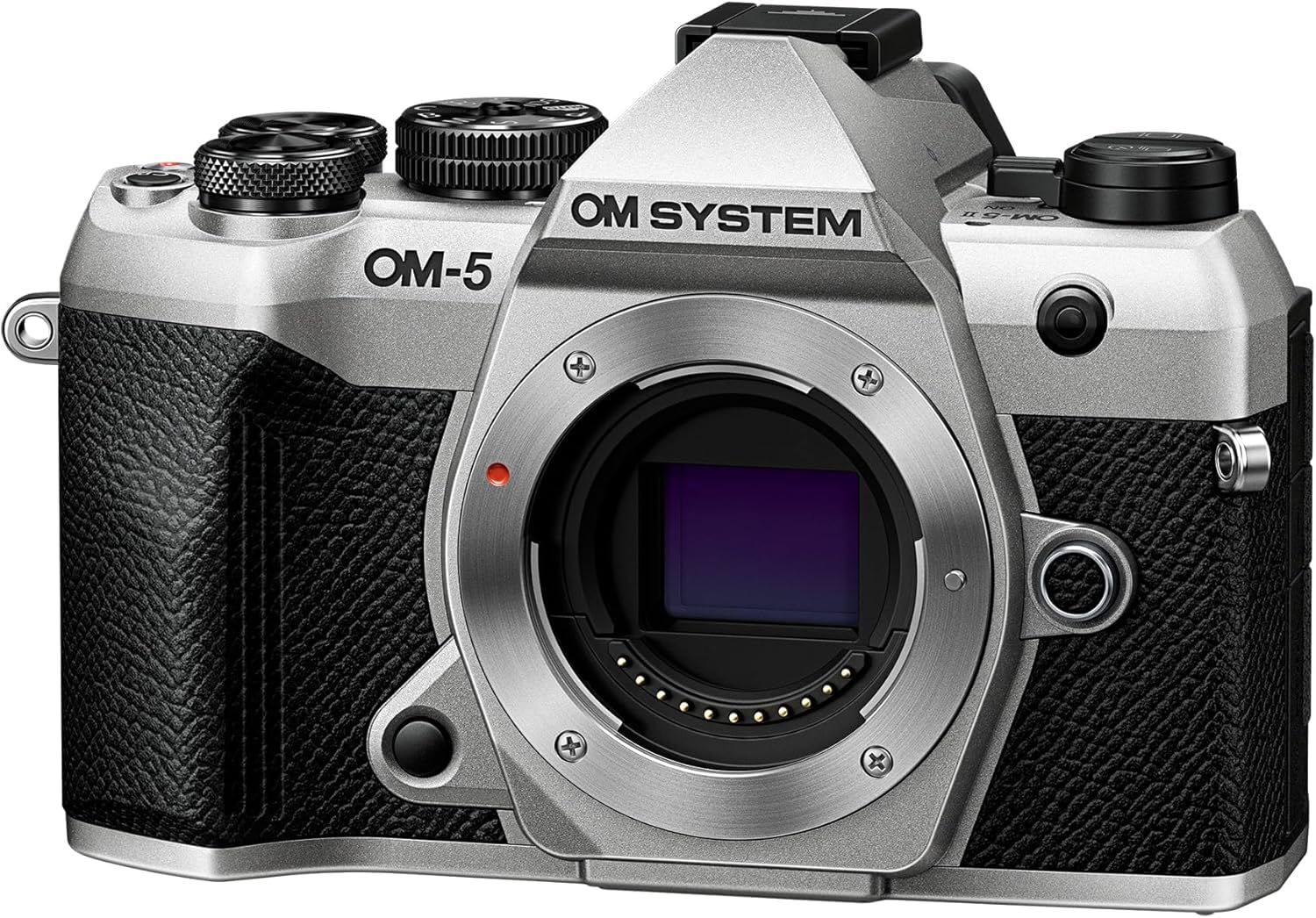 OM SYSTEM OM-5 Mark II Fotocamera Micro Quattro Terzi, 20 MP, Video 4K | Corpo macchina IP53, sensore Live MOS, stabilizzazione 5 assi, HighRes da 50 MP a mano libera e Live ND per video fluidi