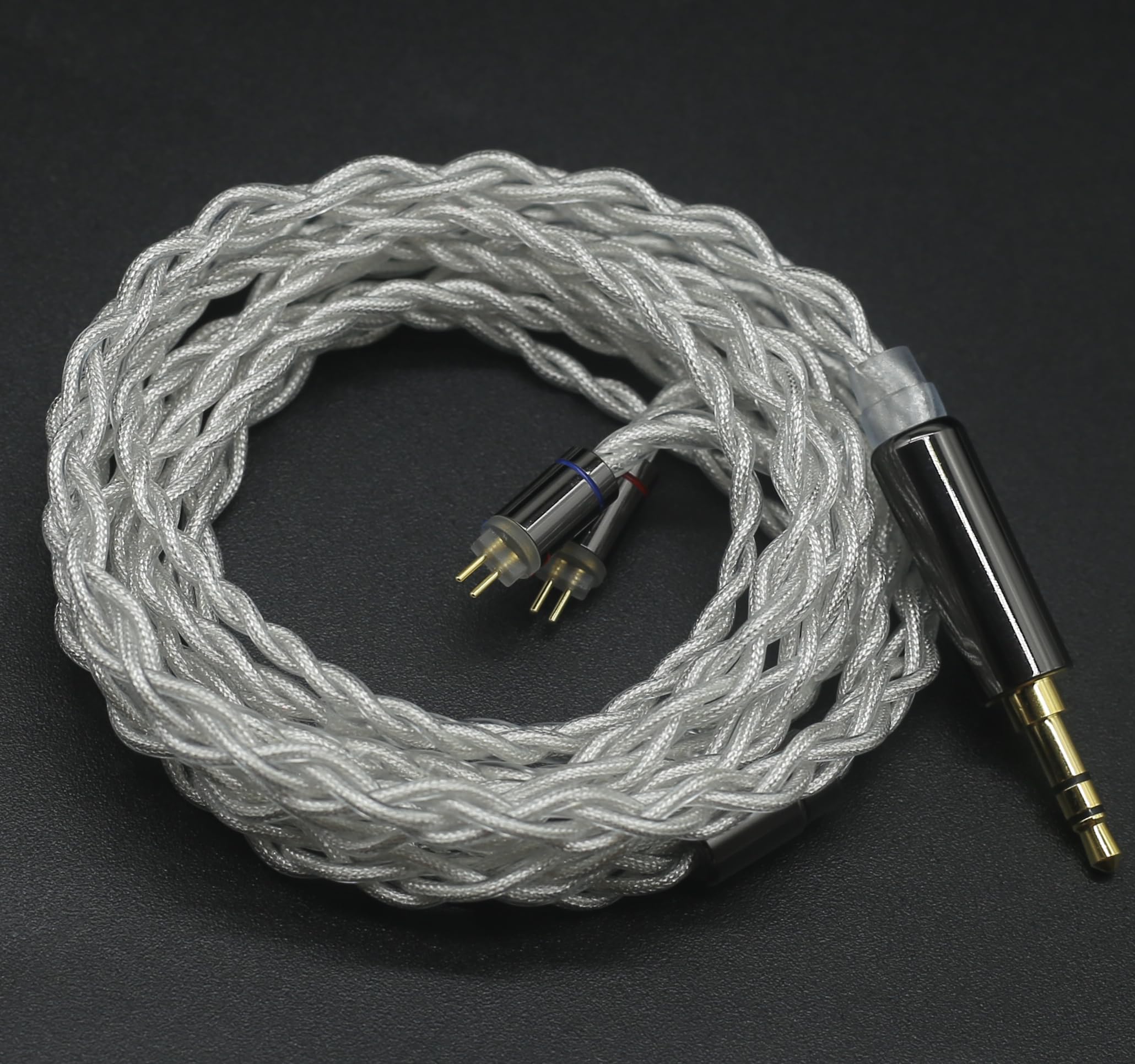 Amazon | 【JSHiFi-Werwolf】2pin3.5mmリケーブル単結晶銅銀メッキ線材