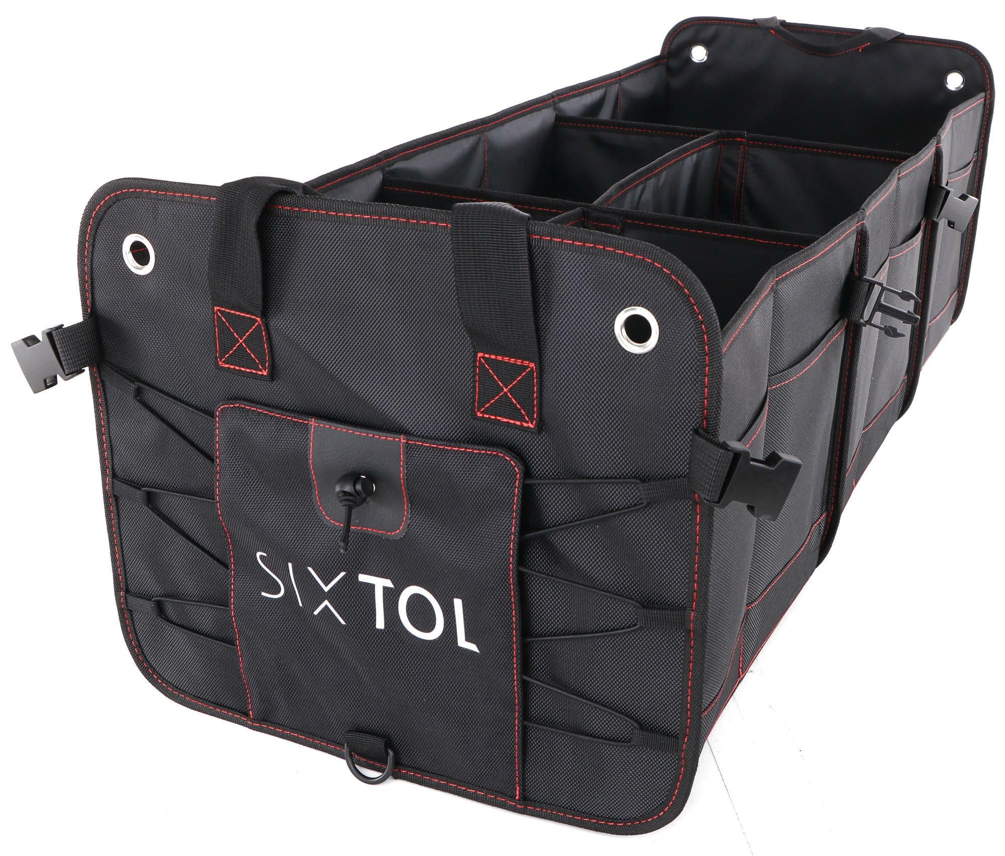 CAR COMPACT 19 PRO Organizer per bagagliaio, 19 scomparti, pieghevole, per bagagliaio, pieghevole, con scomparti
