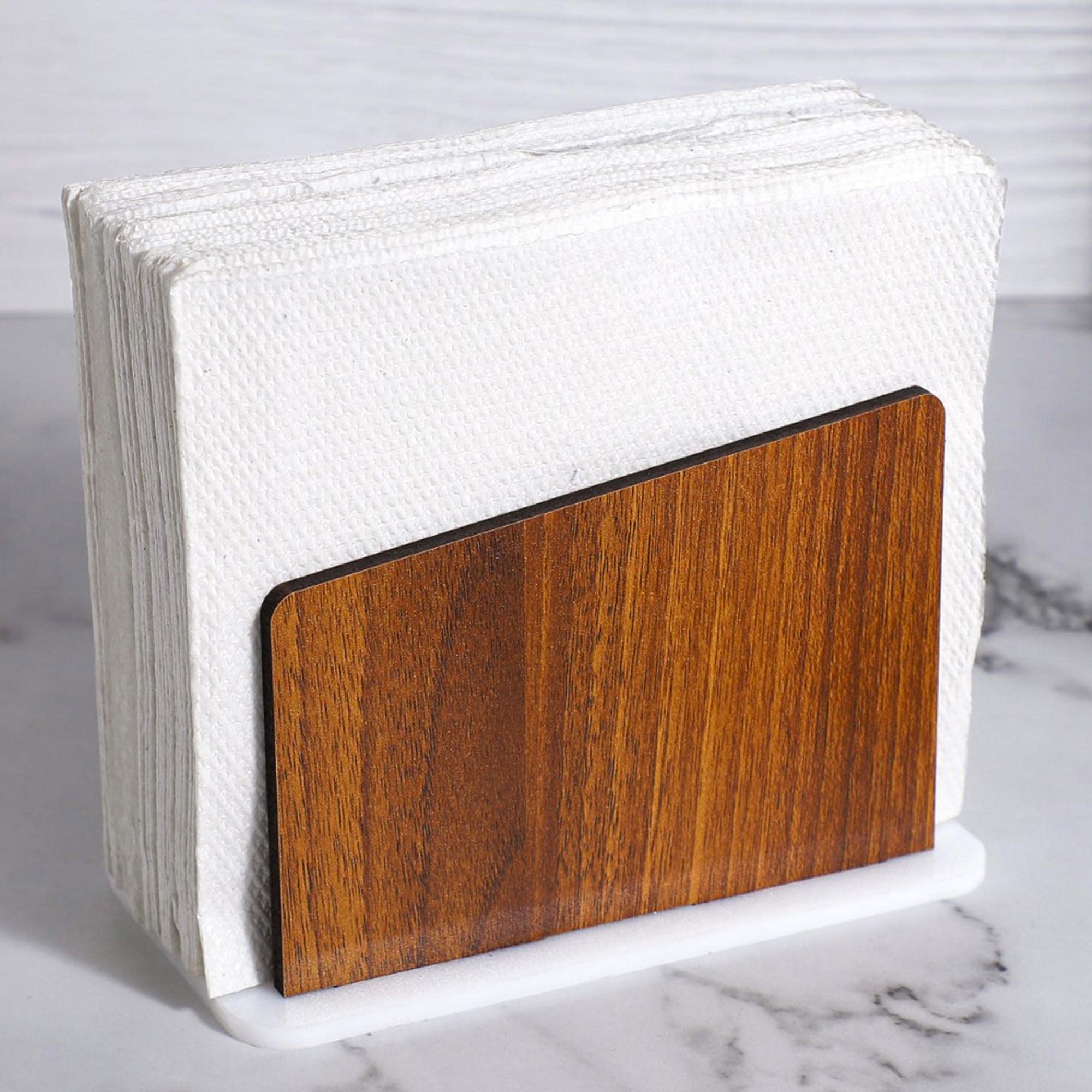 Deskart Tissue Paper Holder | Decoratiove and Attractive Wooden Tissue Holder Stand for Home, Kitchen Dining Table, Resturant and Cafeteria with Steel Rivets and Tissue Paper Pack (Retro) (B0C4V4LYWW) Amazon Price History, Amazon Price Tracker