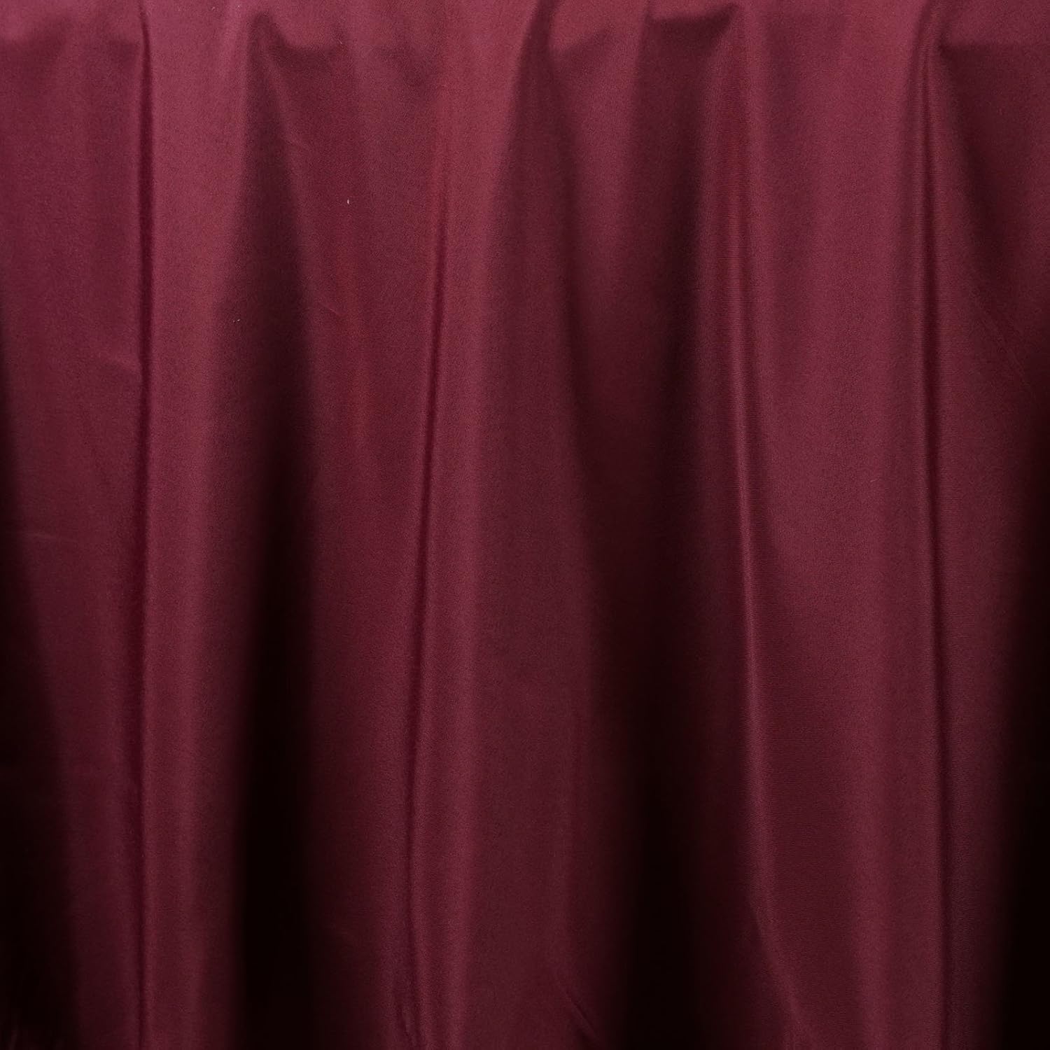 10 pcs 132 inch Burgundy Round Polyester Tablecloths Fabric Table Cover Linens | 132" Washable Fabric Table Cloth Covers for Wedding Party Polyester Reception Buffet Events Catering Dining Kitchen