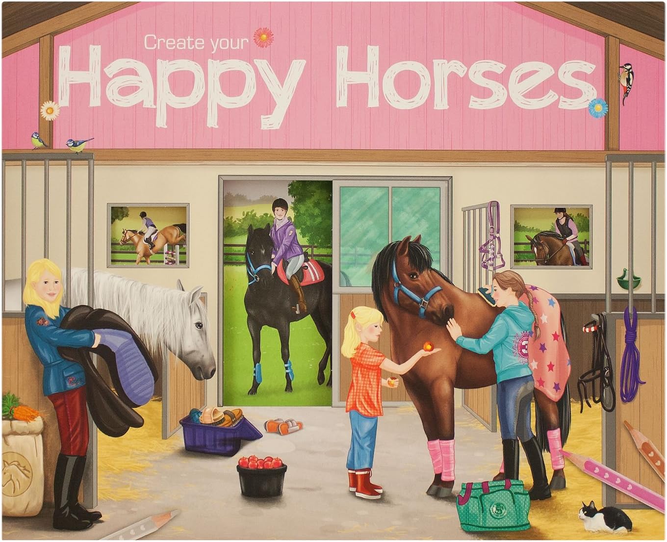 SchyllingH.D. Happy Horses Black