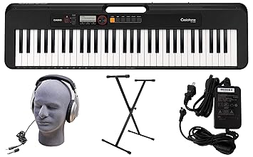 Casio CT-S200BK 61-Key Premium Keyboard Pack with Stand, Headphones & Power Supply, Black (CAS CTS200BK PPK)