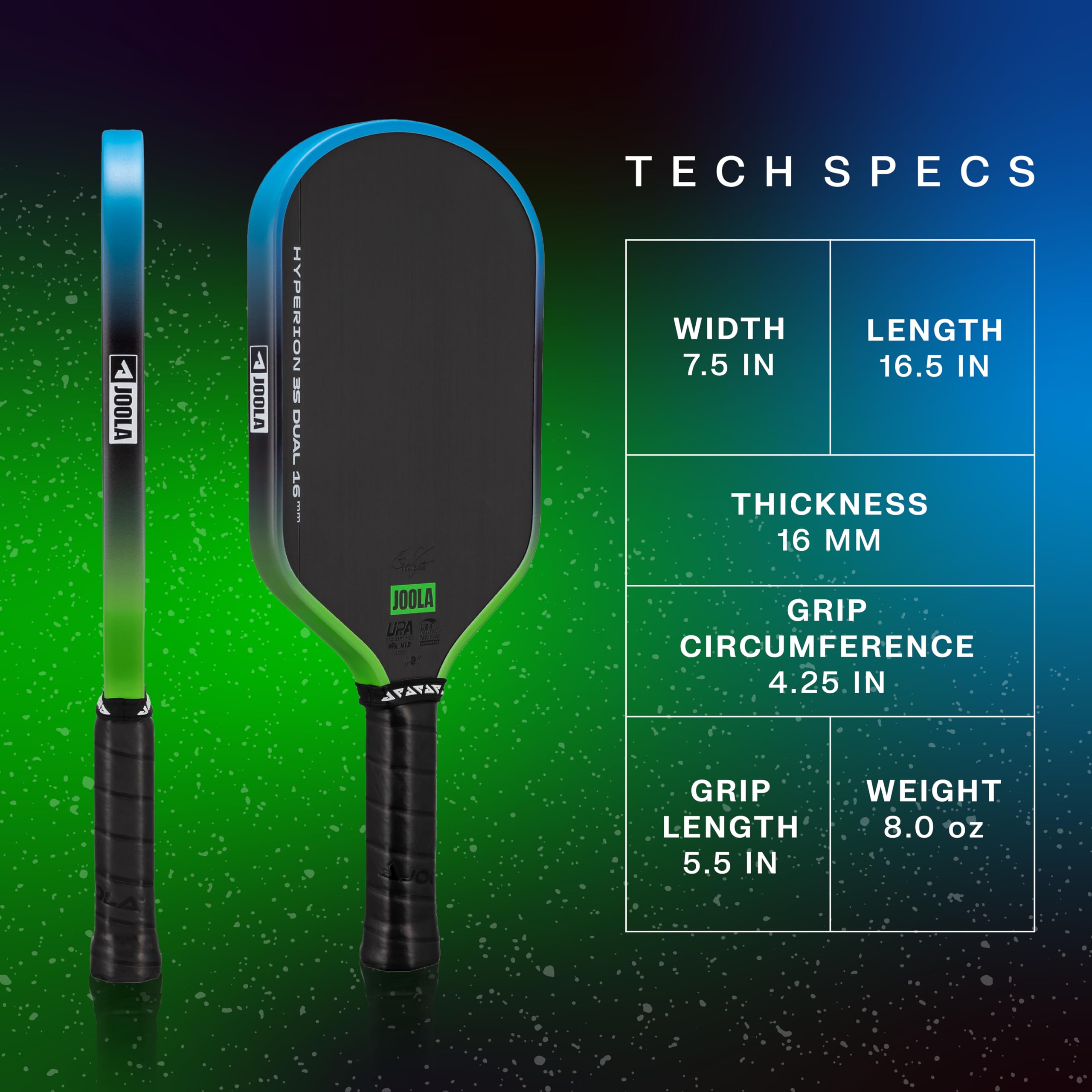 Amazon.com : JOOLA 3S Dual Pickleball Paddles – Raw Carbon Fiber