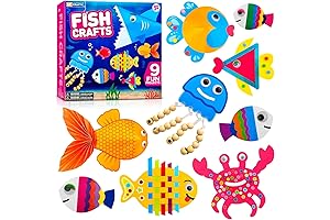 Creativity Crafts for Kids: A Splash of Colorful Fun with Our DIY Fish Art Kit