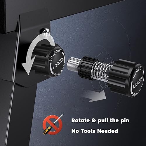 Miniatura 3 de FLYBIRD Banco plano, banco de pesas plano plegable fácil de montar para entrenamiento de fuerza, prensa de banco de 6001000 libras, 2 versiones