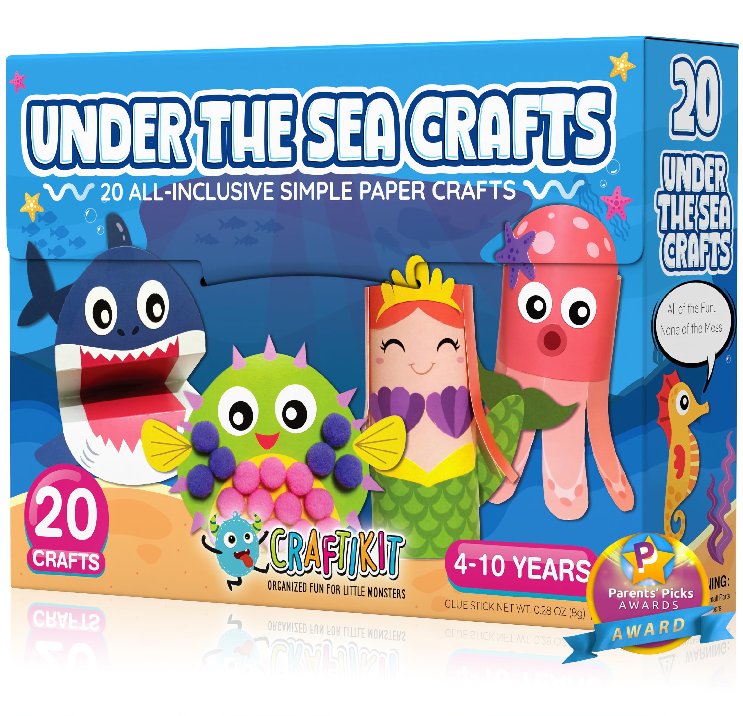 Amazon.com: Craftikit® 20 Under The Sea Arts & Crafts Kits for