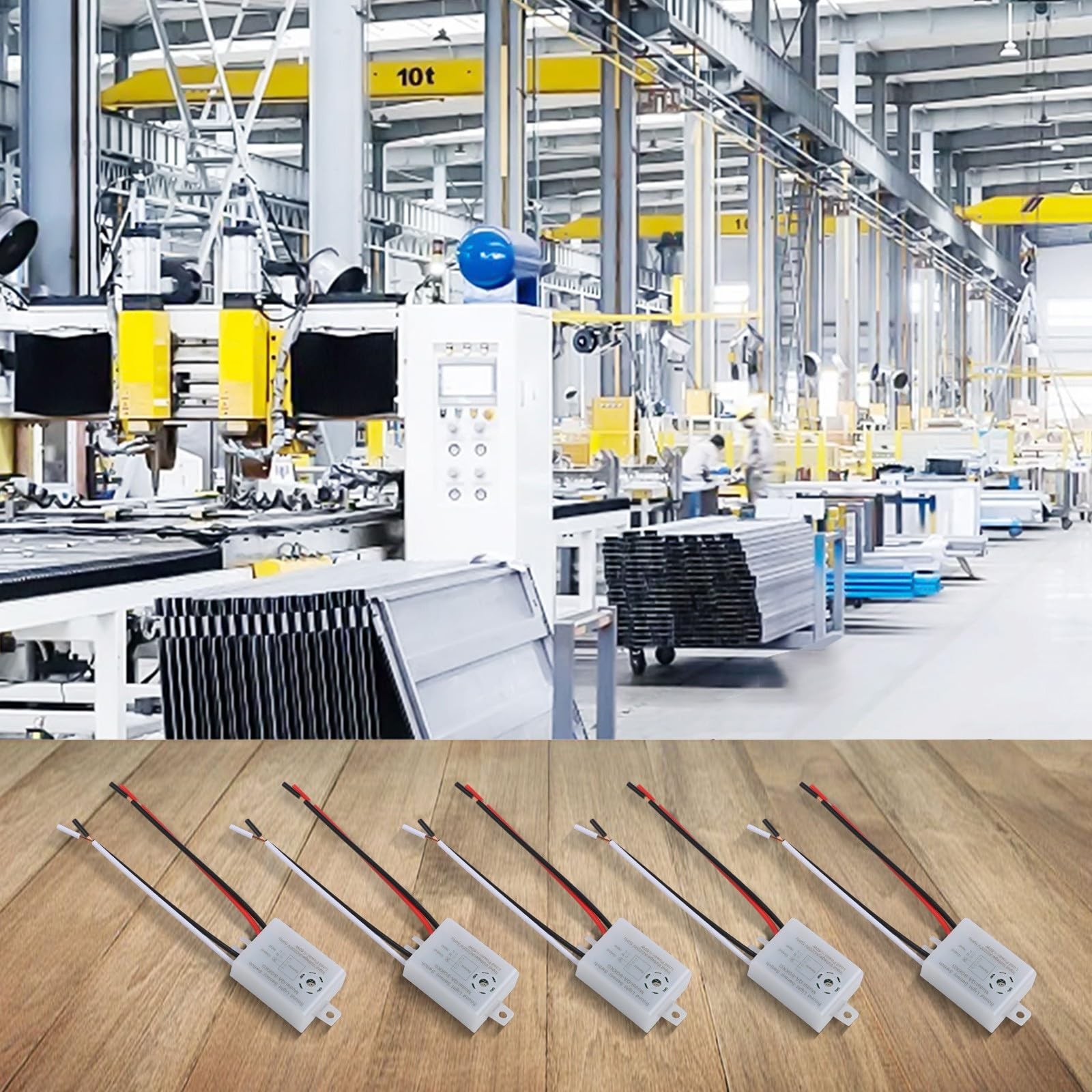 Interruttore del sensore vocale acustico da 220 V per interni con controllo vocale automatico con rilevamento della luce e protezione IP44 per corridoi bagni magazzini